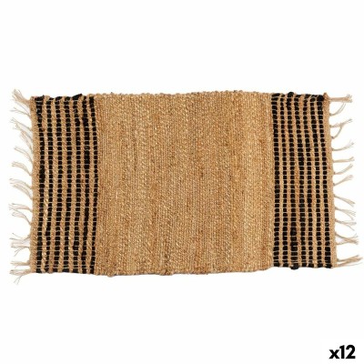 Tapis 84862-CEEJAY Noir Naturel 60 x 90 cm (12 Unités)
