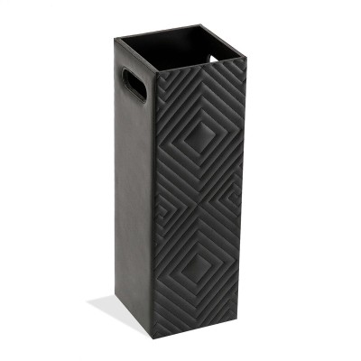 porte-parapluie Versa Noir 15,5 x 48,5 x 15,5 cm