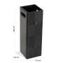 Umbrella stand Versa Black 15,5 x 48,5 x 15,5 cm