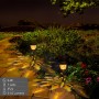 Solar lamp Aktive 9 x 40 x 9 cm (6 Units)