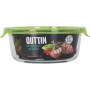 Lunch box Quttin Green 650 ml 15 x 15 x 6,5 cm (6 Units)