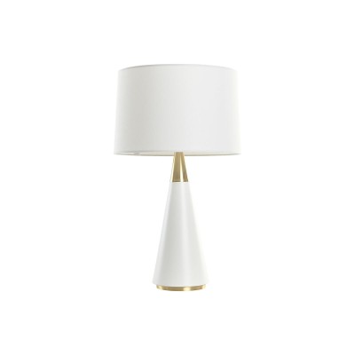 Lampe de bureau Home ESPRIT Blanc Doré 50 W 220 V