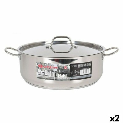 Casserole avec Couvercle Quttin Hotel Collection 7,5 L 30 x 11 cm (2 Unités)