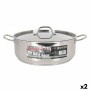 Casserole avec Couvercle Quttin Hotel Collection 7,5 L 30 x 11 cm (2 Unités)
