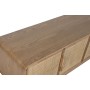 TV furniture Home ESPRIT Natural Rattan Oak 157 x 40 x 46 cm