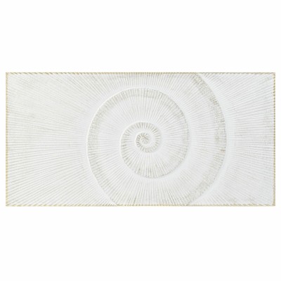 Headboard DKD Home Decor 160 x 3,5 x 80 cm Golden White MDF Wood