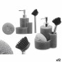 2-in-1 Soap Dispenser for the Kitchen Sink Kinvara B5614B Plastic Polyresin 14 x 18,5 x 12 cm Kitchen (12 Units)
