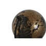 Decorative Figure Home ESPRIT Black Golden Vintage 12 x 12 x 20 cm (2 Units)