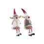 Christmas bauble DKD Home Decor Polyester Reindeer (8 x 14 x 19 cm) (2 Units)
