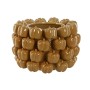 Vase Home ESPRIT Jaune Moutarde Céramique Grès Tropical 30 x 30 x 20 cm