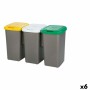 Poubelle recyclage Tontarelli 8105744A28E (6 Unités)