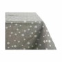 Nappe antitache Kinvara BABEL GRIS 42 Blanc Gris Jacquard Antitaches Pois 140 x 180 cm (8 Unités)