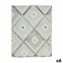 Stain-proof tablecloth Kinvara ROMBOS-A Blue Thin canvas Anti-stain Rhombus 140 x 180 cm (6 Units)