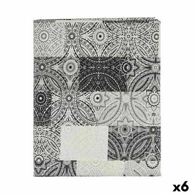 Nappe antitache Kinvara AZULEJO-G Gris toile Antitaches Carrelage 140 x 180 cm (6 Unités)