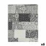 Nappe antitache Kinvara AZULEJO-G Gris toile Antitaches Carrelage 140 x 180 cm (6 Unités)