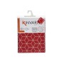 Nappe antitache Kinvara CUBIC-26195-1 Blanc Bordeaux toile Antitaches Abstrait 140 x 180 cm (10 Unités)