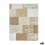 Nappe antitache Kinvara AZULEJO-B Beige toile Antitaches Carrelage 140 x 180 cm (6 Unités)
