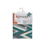 Nappe antitache Kinvara ZIGI-21469-VERDE Vert Gris toile Antitaches Rayures 140 x 180 cm (10 Unités)