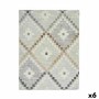 Nappe antitache Kinvara ROMBOS-B Beige toile Antitaches Losanges 140 x 180 cm (6 Unités)