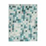 Stain-proof tablecloth Kinvara CUADROS-A Blue Turquoise Thin canvas Anti-stain Frames 140 x 180 cm (6 Units)