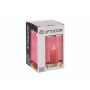 Bougeoir Gift Decor SW120613A Rose Doré Métal verre 12,2 x 19,5 x 12,2 cm Cylindre