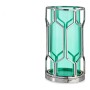 Bougeoir Gift Decor SW120660B Bleu Argenté Argent Métal verre 11,5 x 19,5 x 11,5 cm