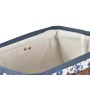 Storage Box DKD Home Decor Blue White 40 x 30 x 30 cm