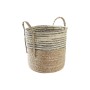 Panier DKD Home Decor Gris Fibre naturelle (2 Unités) (1 Unité)