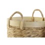 Set de basket DKD Home Decor Marron Naturel Bambou Joncs Tropical 35 x 35 x 30,5 cm 35 x 35 x 31 cm 3 Pièces