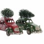 Décorations de Noël DKD Home Decor Rouge Vert Voiture 26 x 11,5 x 16,5 cm (2 Unités)