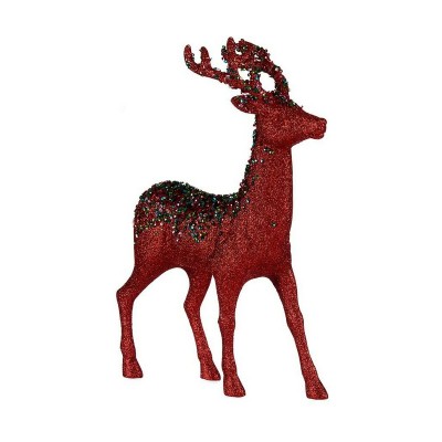 renne de noël Krist+ 7059/18-WDP2-7 Bleu Rouge Fuchsia Renne 15 x 45 x 30 cm