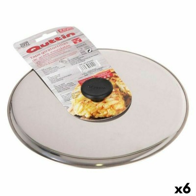 Couvercle à tortilla Quttin 144881 Ø 27 cm 27 x 27 x 3 cm Acier inoxydable (6 Unités)