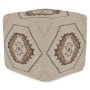 Footrest Home ESPRIT Brown Natural 45 x 45 x 45 cm
