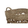 Basket set Home ESPRIT Seagrass Tropical 45 x 35 x 35 cm
