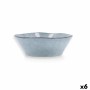 Bowl Quid Boreal Blue Ceramic 16 cm (6 Units)