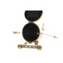 Horloge de table DKD Home Decor Doré Argenté Avion (2 Unités)