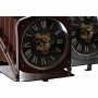 Table clock DKD Home Decor Red Burgundy Dark grey Photo camera Camera Vintage (2 Units)
