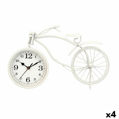 Table clock Gift Decor 918 White Bicycle (4 Units)