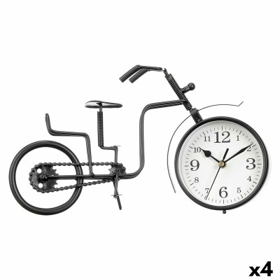 Table clock Gift Decor 911 Black Bicycle (4 Units)