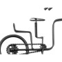 Table clock Gift Decor 911 Black Bicycle (4 Units)