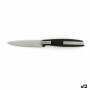 Vegetable Peeler Knife Quid Habitat Black Metal 9 cm (12 Units)