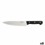 Chef's knife Sabatier Universal Black Metal 20 cm (6 Units)