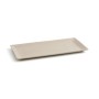 Plateau apéritif Quid Mineral Gres Beige Céramique 15 x 30 cm (8 Unités)