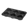 Muffin Tray Pyrex Magic Black 24 x 18 x 3 cm (6 Units)