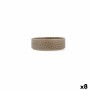 Appetizer Set Ariane Porous Beige Ceramic 16 cm (8 Units)