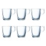 Piece Coffee Cup Set Luminarc Nuevo Transparent Glass 90 ml 6 Pieces