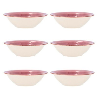 Snack Bowl Quid Vita Pink Ceramic 6 Pieces