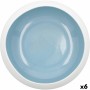 Snack Bowl Ariane Organic Blue Ceramic (6 Units)