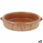 Saucepan Barro Clasico Brown Ceramic Ø 28 cm (3 Units)