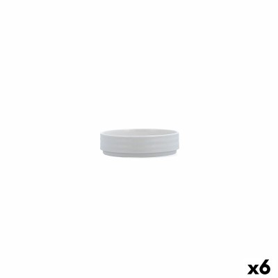Appetizer Set Ariane Artisan White Ceramic 12 cm (6 Units)